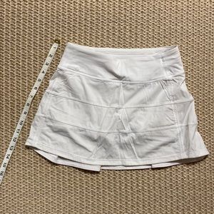 Lululemon White Tennis Skirt